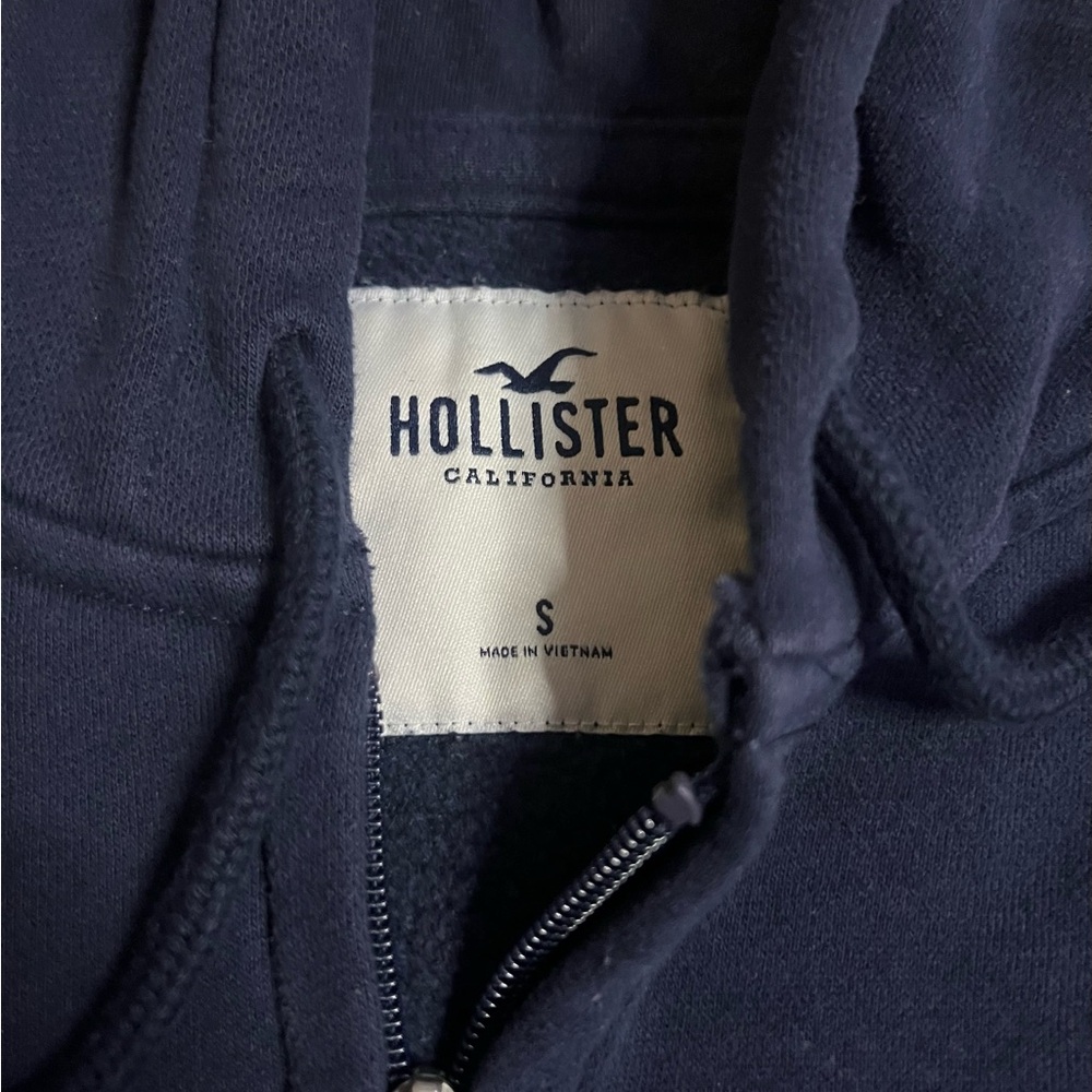 Hollister Navy Blue Hoodie - Picture 2 of 3